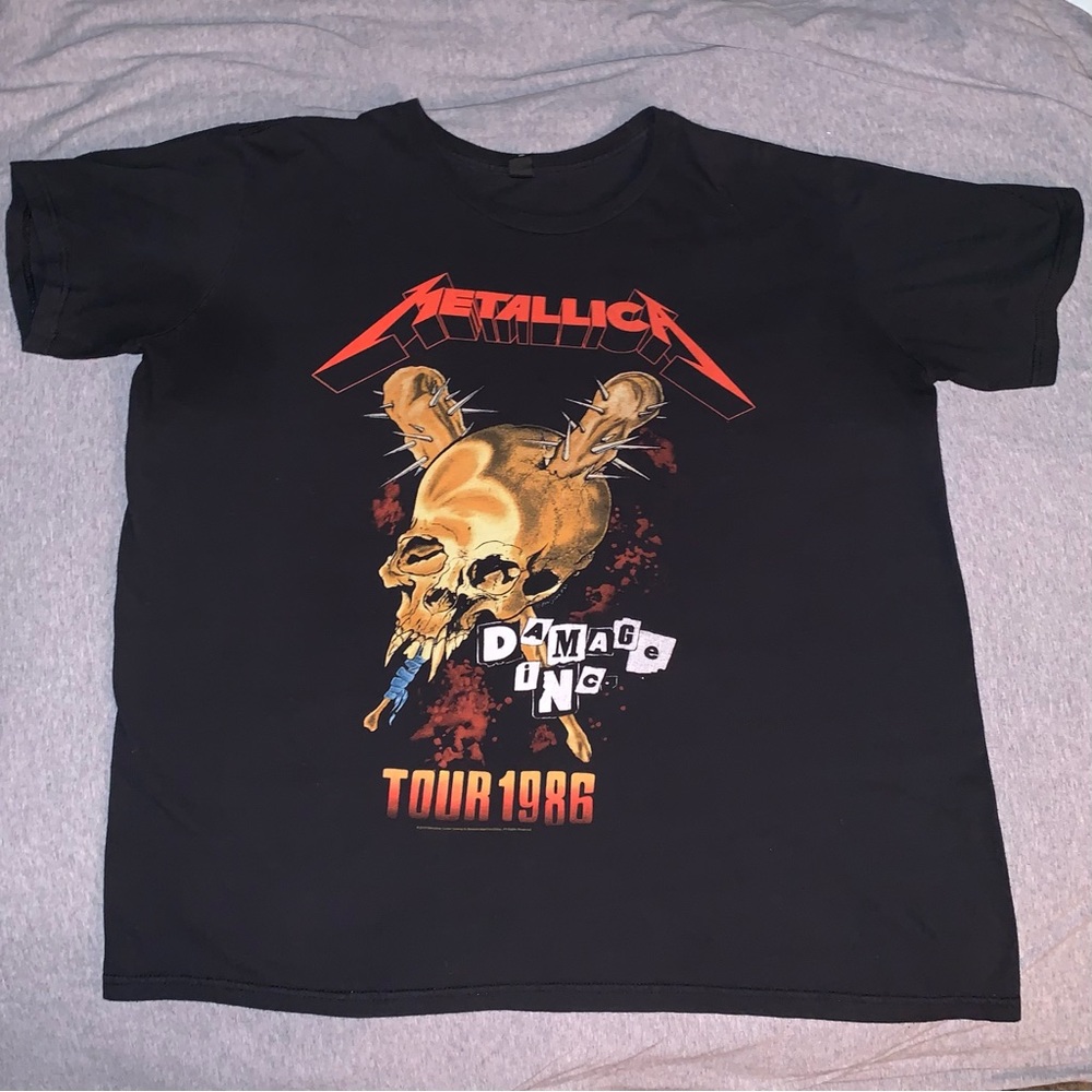 Metallica Damage Inc Tour 1986 T-shirt, Men’s Size 2XL.
